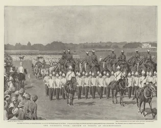 Die Tour des Vizekönigs, Truppenparade in Secunderabad